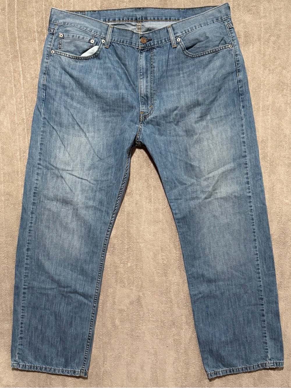 Levi’s 505 Jeans Men’s 40x30 Blue Straight Red Tab Medium Wash Denim Pants